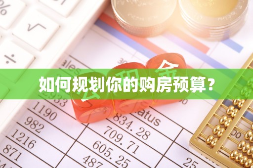 牟定如何规划你的购房预算？